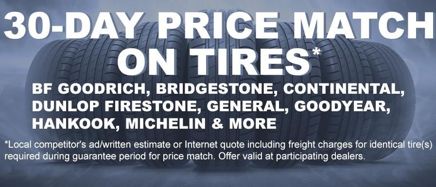30 Day Price Match on Tires Jerry Spady Chevrolet in Hastings NE